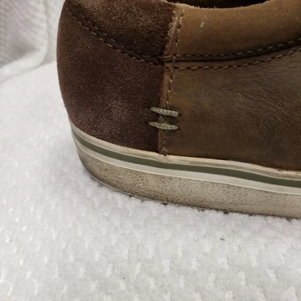 UGG Baysider Grizzley Brown Mens‎ Low Top Sneakers Shoes Size 8 Pre-Owned